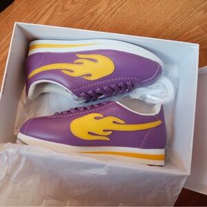 YG Lakers The Flame Purple/Gold Sneakers